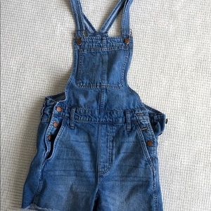 Madewell short overalls